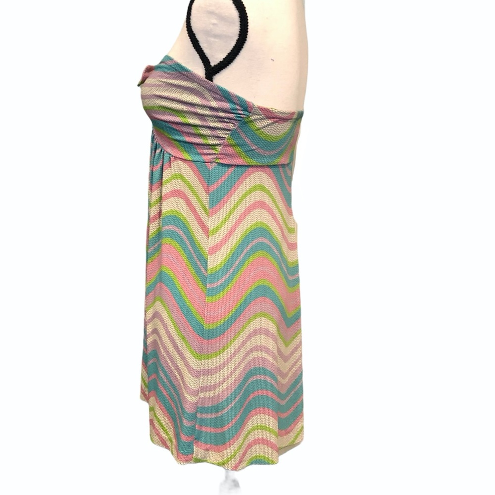 Veronica M Multicolor Wave Design Sleeveless Stra… - image 5